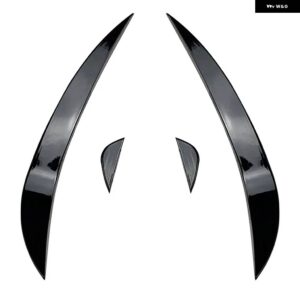 サイドスプリッターカナードエアブレードチューニング VW ゴルフ 6 MK6 GTI GTD GTE 2009-13 フロントバンパー サイド スポイラー - A Set Canard