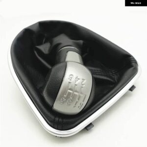 シート ALTEA LEON II TOLEDO III 2004-2012 マニュアル 車ギア シフトノブ スティックレバーペンレザー ゲートルブーツカバー ケースカラー - 6 speed