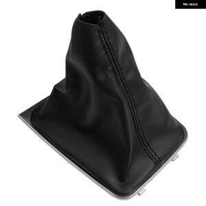 VW ゴルフ 7 A7 MK7 GTI GTD 2013-18 ギア シフトノブ レザー ゲートルブーツカバー カースタイリング - Case Only Black