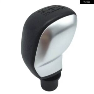 5速 ギア シフトノブ ゲートルブーツカバー ケース シトロエン C4 MK1 38200 カースタイリング - Silver gear knob