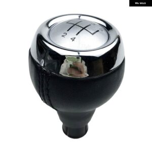 5/6スピード革ギア シフトノブ マニュアル ハンドスピードボールシフター ミニクーパー F54 F55 F56 F57 R55 R56 R57 R58 R59 R60 R61 - R12345 Silver