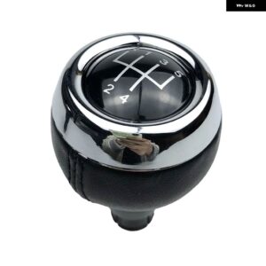 5/6スピード革ギア シフトノブ マニュアル ハンドスピードボールシフター ミニクーパー F54 F55 F56 F57 R55 R56 R57 R58 R59 R60 R61 - R12345 Black