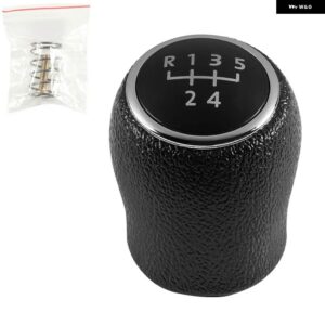VW トランスポーター マルチバン カラベル T6 T7 2016-20 車 5/6スピードギア シフトノブ カラーレザー ゲートルブーツ - 5 Speed Knob Black