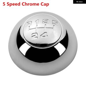5スピード ブラック/ ギア シフト ノブ レバー シフター トップ キャップ カバー アルファ ロメオ ジュリエッタ 2012-18 - 5 Speed ChromeCap