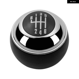 ブラック ミニ R50 2000-2006 カブリオ R52 R53 クーパー 37377 2007 2008 ギア シフトノブ レバーシフター ハンドボール - Black 6 Speed