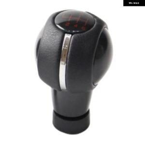 5/6速 マニュアル カースタイリングギア シフトノブ レバースティックペン GAITOR ブーツカバー 襟ミニクーパー F54 F55 F56 F57 F60 - Red 6 Speed