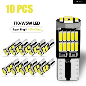 2/10/20個 T10 W5W 194 501 LED 電球 CANBUS 車室内灯 6500K 26 SMD 4014 チップ純白ドーム信号ランプ