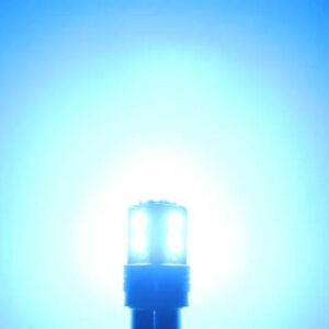 無極性 BAY9S 10 SMD LED H21W CANBUS ランプ電球 インテリア ライト光源パーキング 12V 620LM アンバー - Crystal Blue