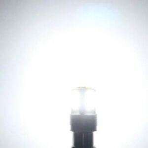 無極性 BAY9S 10 SMD LED H21W CANBUS ランプ電球 インテリア ライト光源パーキング 12V 620LM アンバー - WHITE