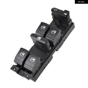 1J4959857A マスター パワーウィンドウ スイッチ ボタン レッドライト VW ゴルフ MK4 ジェッタ ボラ パサート セアト レオン トレド 1J4959857C 1J4959857D - Window Logo