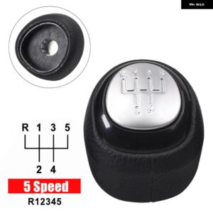 ギア シフター ノブとレザー ゲートルブーツケース襟 5/6スピード サーブ 93 9-3 SS 2003-2012 55566207 55353898 スタイリング - 5 Speed-5RL