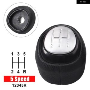 ギア シフター ノブとレザー ゲートルブーツケース襟 5/6スピード サーブ 93 9-3 SS 2003-2012 55566207 55353898 スタイリング - 5 Speed-5RR