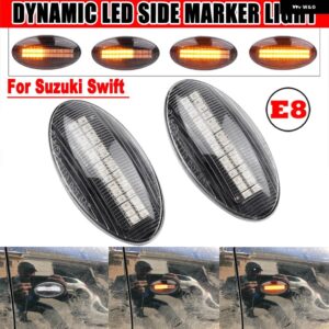 スズキ ダイナミック LED サイドマーカー ウインカーライト シーケンシャル ウインカー インジケーター アルト グランド ビターラ イグニス - Dynamic Crystal