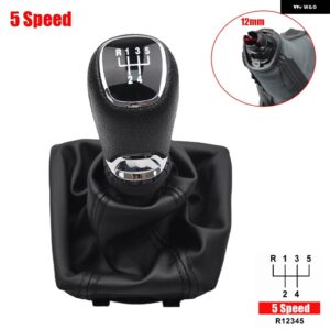 マニュアル ギアスティック シフトノブ ギアボックス ハンドルギアレバーノブシュコダオクタヴィア A5 A6 2004/08/01-2012 - 5 speed