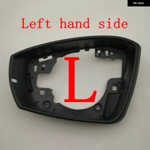 サイドウイングミラー ハウジングフレーム VW ポロ 6R 6C MK5 V インジケーターモデルガラス サラウンドホルダー 2009 2014 2016 2017 と交換 - Left