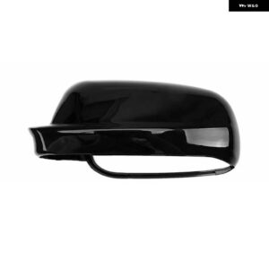 1PC サイドウイングミラー キャップ VW ジェッタ MK4 2000-2005 ボーラ パサート B5 1998-2001 ゴルフ IV GTI 4 黒バックミラー カバー ウサギポロ - Left side LH