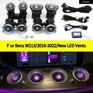 ターボ形状ノズル LED エアコンベント 64色 アンビエントライト REMERCEDES-BENZ E クラスクーペ AMG W213 W238 - W213 New EQS Vent