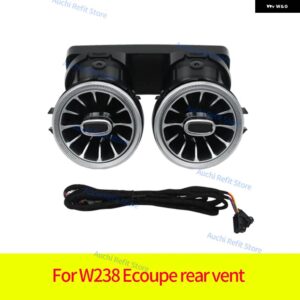 ターボ形状ノズル LED エアコンベント 64色 アンビエントライト REMERCEDES-BENZ E クラスクーペ AMG W213 W238 - Ecoupe Rear Vent