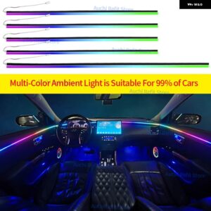 18 で 1 RGB LED 64色 車内周囲光アプリ制御 DIY ダッシュボード ドアシンフォニー飾るライト - Symphony Light