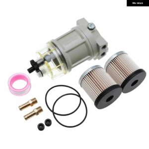 R12H R12T アップグレード 燃料水分離器マリン交換用 S3240 120AT NPT ZG1/4-19 スピンオンフィルター付属フィッティング 2 プラグ 2個 - Assembly