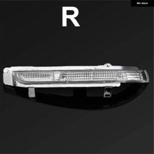 1/2個 LED 車バックミラー ライト インジケータランプ シュコダオクタビア 2009-2013 - 1pc Silver Right