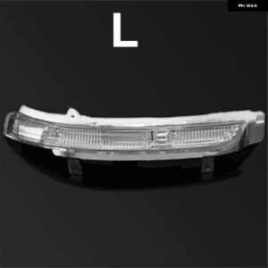 1/2個 LED 車バックミラー ライト インジケータランプ シュコダオクタビア 2009-2013 - 1pc Silver Left