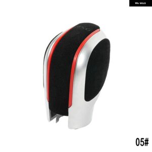 スエードレザー DSG シフトノブ ギア サイドカバー DSG エンブレム VW ゴルフ 6 ゴルフ 7 R GTI パサート B7 B8 CC R20 ジェッタ MK6 GLI - suede Red