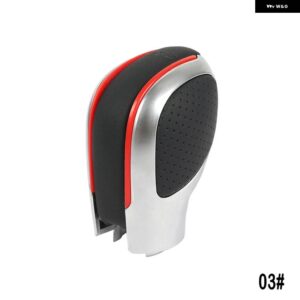 スエードレザー DSG シフトノブ ギア サイドカバー DSG エンブレム VW ゴルフ 6 ゴルフ 7 R GTI パサート B7 B8 CC R20 ジェッタ MK6 GLI - PU B Red