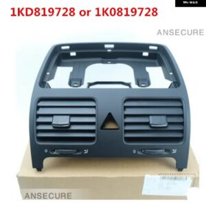 ブラックフロントリアパネルコンソールベントダッシュルーバーエアコンベントアウトレット アセンブリ VW ジェッタ MK5 ゴルフ 5 MK5 1K0819728 703 - 1K0819728