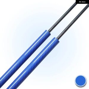 数量 2 カーボン トランク ストラット シート TOLEDO KG MK4 リフトバック 2012-2019 515MM リア テールゲート ブーツ リフト サポート - Blue Carbon Fiber