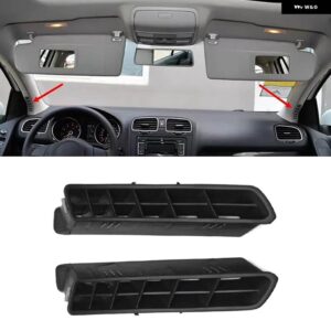 AU05 -1ペア A ピラーエアアウトレットフロントウィンドウ空調ベント VW ゴルフ 6 GTI ゴルフ MK6 2009-2014 - black