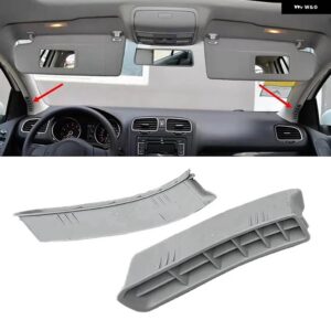 AU05 -1ペア A ピラーエアアウトレットフロントウィンドウ空調ベント VW ゴルフ 6 GTI ゴルフ MK6 2009-2014 - Light Grey