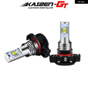 シボレー 2個 H16 5202 PS19W COB チップセット LED フォグライト 電球 コロラド シルバラード 1500 GMC キャニオ