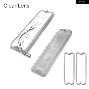 シボレー 赤色 LED リアテール/ブレーキライト テールランプ アセンブリ GMC トラック フリートサイド/ワイドサイド 1967 1968 - Clear Lens