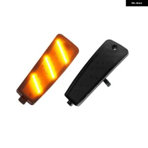 シボレー フロント/リア LED バンパー サイドマーカー ライト 2006-2011 HHR ホワイトパーキングライトアンバーウィンカーレッドフ - Rear Amber