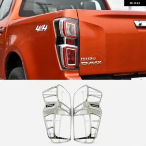 いすゞ D-MAX DMAX 2021-23 ABS クローム サイドドアバックミラー レインシールド トリム フレーム 外装 ステッカー ACCESSORIE - Tail light frame