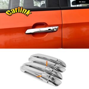 いすゞ D-MAX DMAX 2021-23 ABS クローム サイドドアバックミラー レインシールド トリム フレーム 外装 ステッカー ACCESSORIE - handle