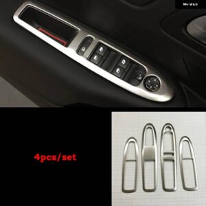 シトロエン C4 2016 アクセサリーステンレスリア収納ボックス エアアウトレットパネルカバー トリム 1個 - Glass Switch