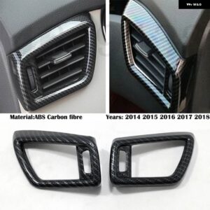 エクストレイル XTRAIL T32 ローグ 2014-2020 ABS カーボン/マットギア シフトノブ ステッカー パネルフレームカバー トリム アクセサリー - Left and Right