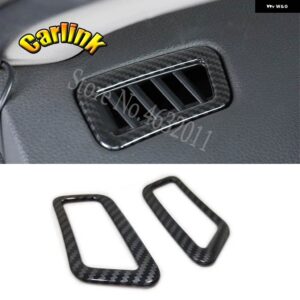 エクストレイル XTRAIL T32 ローグ 2014-2020 ABS カーボン/マットギア シフトノブ ステッカー パネルフレームカバー トリム アクセサリー - Small air outlet