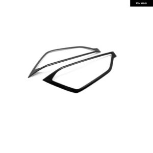 いすゞ D-MAX DMAX 2021 22 23 ABS ブラック LHD トリム アクセサリーフロントとリアの ヘッドライト カバー ハンドルボウル燃料タンクキャップ - Headlight frame