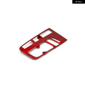 MG6 3TH ABS カーボン/レッド車ガラス スイッチガラス リフターインナードアボウルシフトパネル装飾フレーム インテリア アクセサリー - Shift panel 2