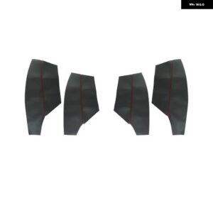 VW ティグアン 2008/12/01 4個 インテリア ドアハンドルパネル アームレスト マイクロファイバーレザー カバー 装飾 - 4x Door Armrest B-R