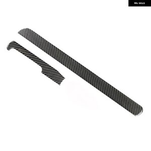 VW ゴルフ 6 MK6 2010-13 インテリア センターコンソール ダッシュボード パネルストリップカバー カーボン装飾 - LHD