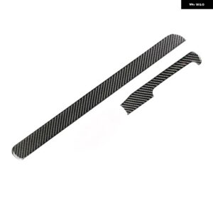 VW ゴルフ 6 MK6 2010-13 インテリア センターコンソール ダッシュボード パネルストリップカバー カーボン装飾 - RHD