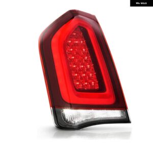 ブラック テールライト クライスラー 300 2015-2023 LED リア テールライト ブレーキランプドライビングランプ ウィンカーライト CH2800212 CH2801212 - Left