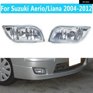 スズキ 車ハロゲン フォグランプ エリオ/リアナ 2004-2012 SX4 2006-2014 セダン フォグランプ フロントバンパー フォグ - Left