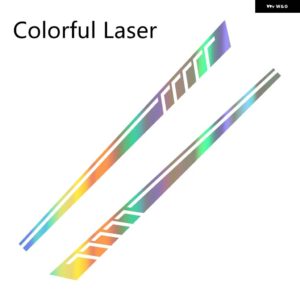 メルセデス V クラスヴィトビアノ ステッカー サイドドア自動スタイリングスポーツロング ストライプ DIY ビニール フィルム アクセサリー 2個 - Colorful Laser