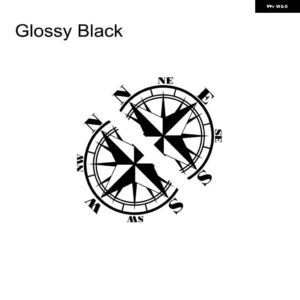 フォルクスワーゲン VW マルチバン トランスポーター カラベル T4 T5 T6 ベンツ ヴィト 車体サイド ステッカー ビニールボディ ロング ストライプ デカール - Glossy black