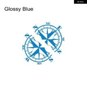 フォルクスワーゲン VW マルチバン トランスポーター カラベル T4 T5 T6 ベンツ ヴィト 車体サイド ステッカー ビニールボディ ロング ストライプ デカール - Glossy Blue